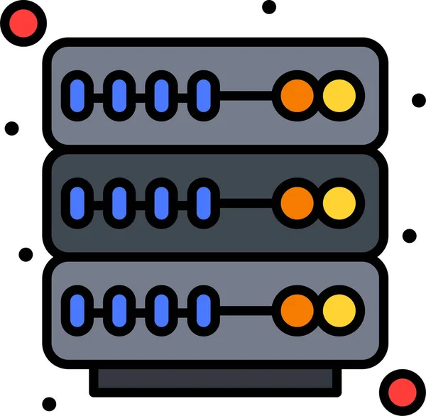 Hosting Rack Server Symbol — Stockvektor