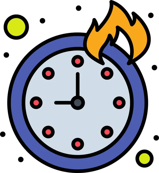 Deadline Time Timepiece Icon Businessmanagement Category —  Vetores de Stock