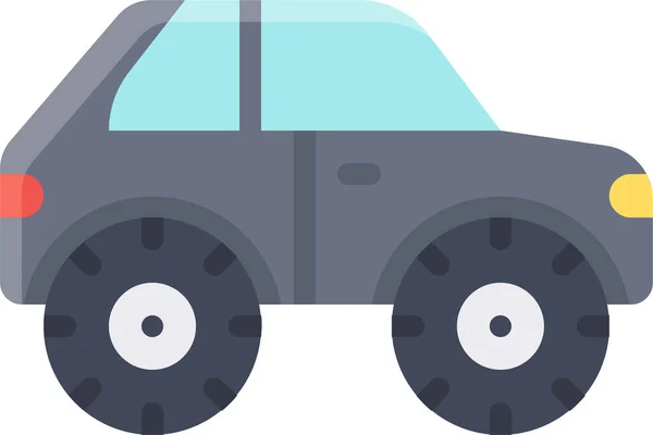 Ikona Pojazdu Transportowego Sedan — Wektor stockowy