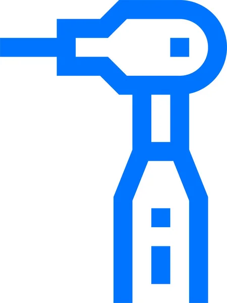 Auriscope Check Ups Device Icon Outline Style — Stockvektor