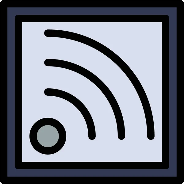 Connexion Signal Wifi Icône — Image vectorielle