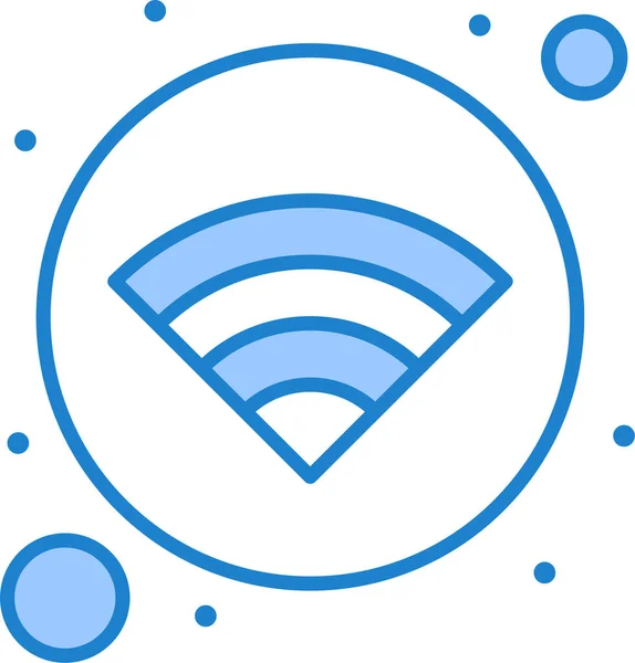 Otel Internet Wifi Simgesi — Stok Vektör