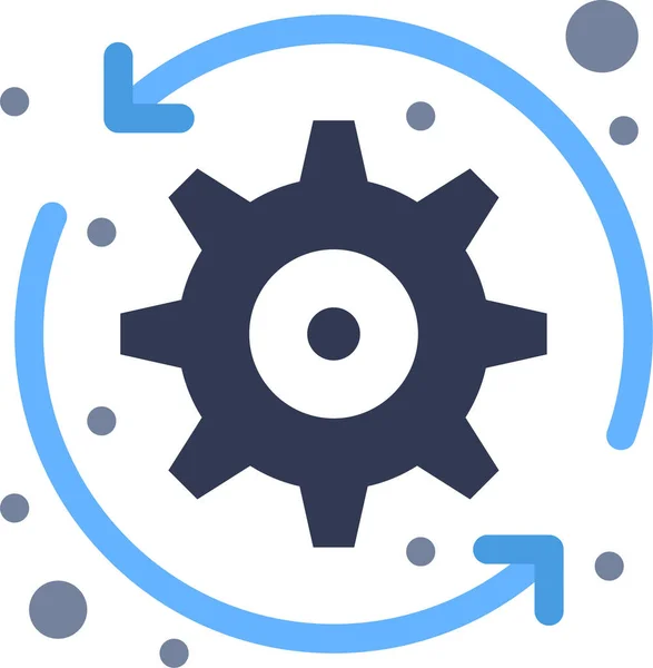 Pfeile Aktualisieren Systemsymbol — Stockvektor