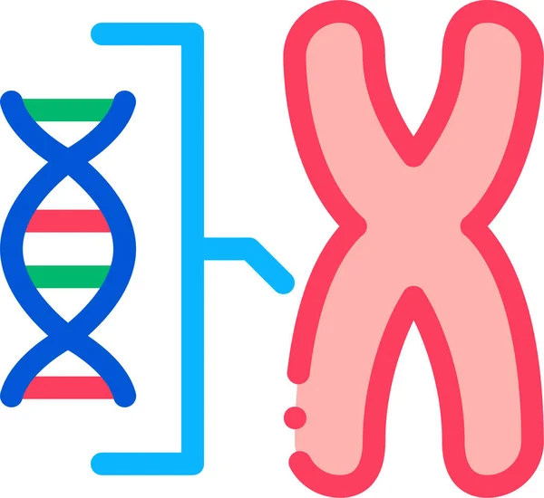 최고의 아버지 염색체 아버지와 아들의 아이콘 — 스톡 벡터