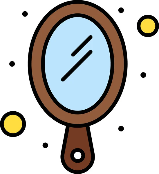 Furniture Makeup Mirror Icon — Stock Vector