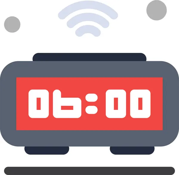Alarm Saati Internet Simgesi — Stok Vektör