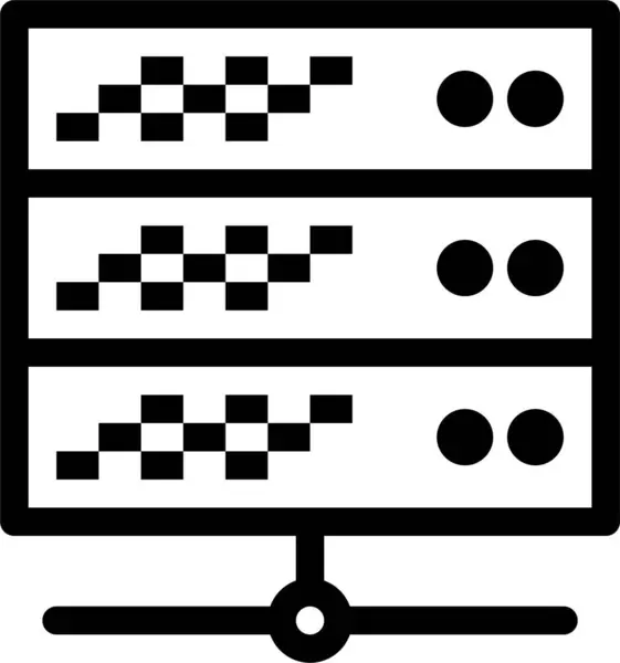 Иконка Хостинга — стоковый вектор