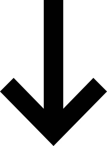 Siguiente Flecha Icono Sólido Estilo Sólido — Vector de stock