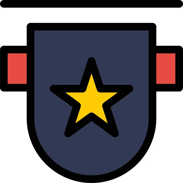 Badge Insignes Pictogram — Stockvector