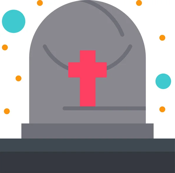 Ikona Grobu Cmentarnego Kategorii Wielkanoc — Wektor stockowy