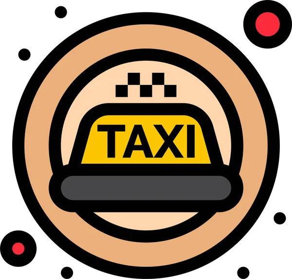 Cab Siren Taxi Icon Vehiclesmodestransportation Category — Vettoriale Stock