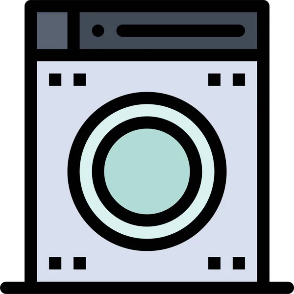 Bath Machine Washing Icon — Stockový vektor