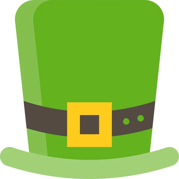 Chapeau Mode Icône Ireland Dans Style Plat — Image vectorielle