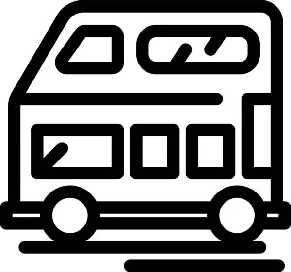 Pictogram Busvervoer — Stockvector