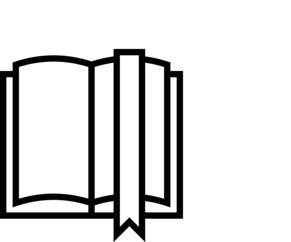 Иконка Документа Закладке Книги Категории Папок — стоковый вектор