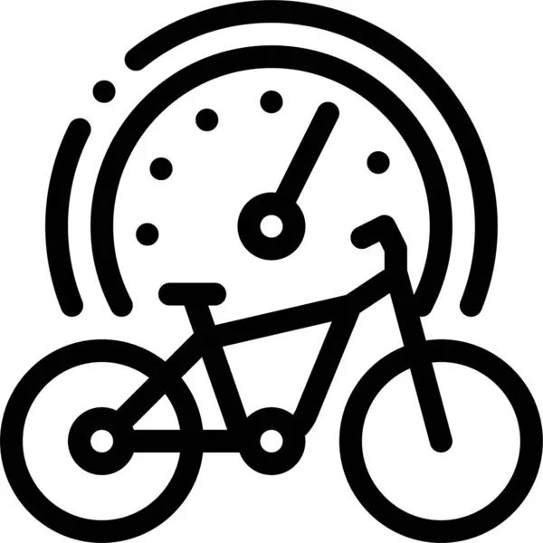 Ícone Negócio Bicicleta Acordo — Vetor de Stock