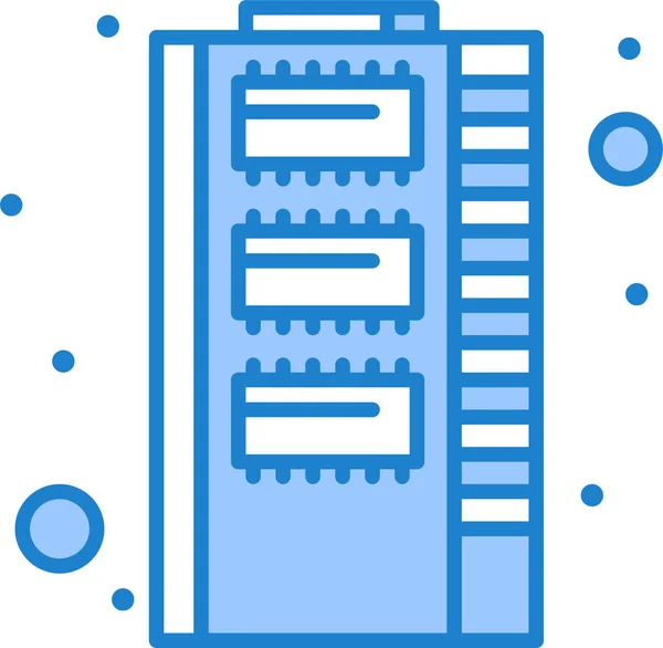 Icona Ram Memoria Hardware Nella Categoria Computerhardware — Vettoriale Stock