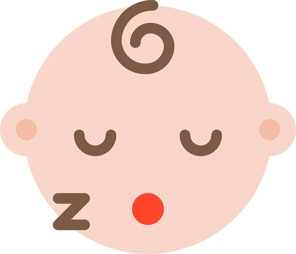 Bambino Emoji Icona — Vettoriale Stock