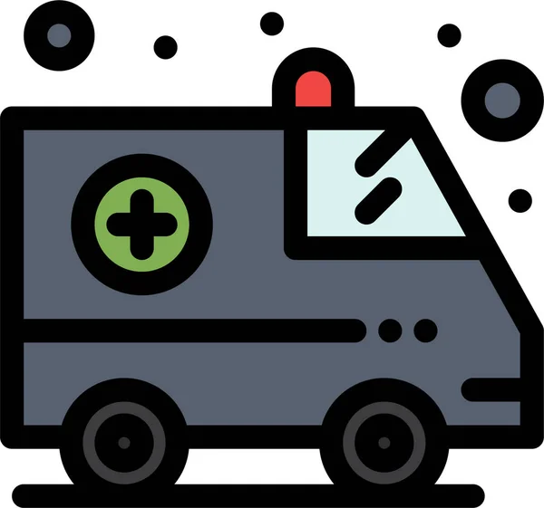 Ambulans Acil Tıbbi Simgesi — Stok Vektör