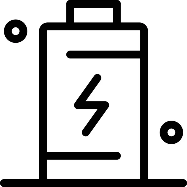 Battericon För Laddning Battericeller — Stock vektor