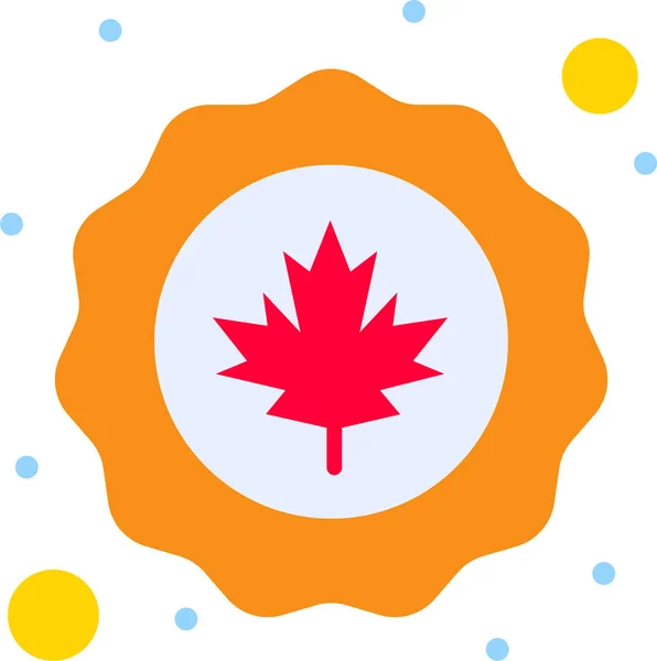 Значок Круга Канады — стоковый вектор