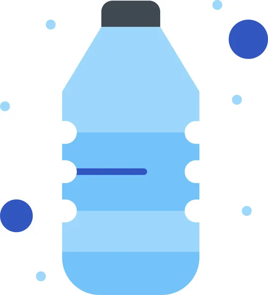 Flasche Trinken Wasser Symbol Der Sommer Kategorie — Stockvektor