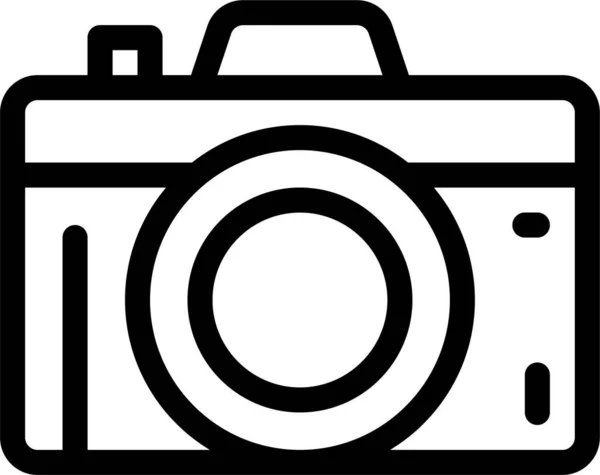 Camera Apparaat Gadget Pictogram Mobiledevicesapp Categorie — Stockvector