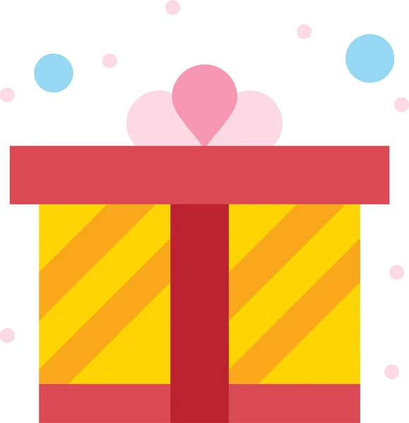 Box Gift Love Icon Loveromance Category — Stock Vector