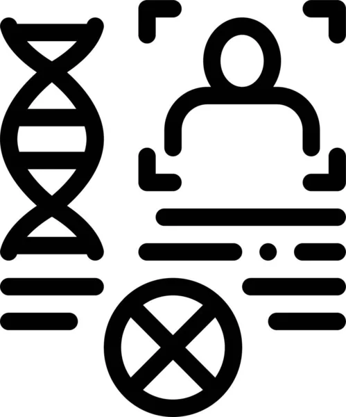 Dna Document Paternity Icon — 图库矢量图片