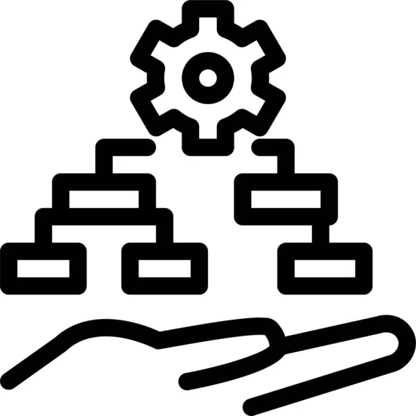 Algorithmus Auto Kredit Symbol — Stockvektor