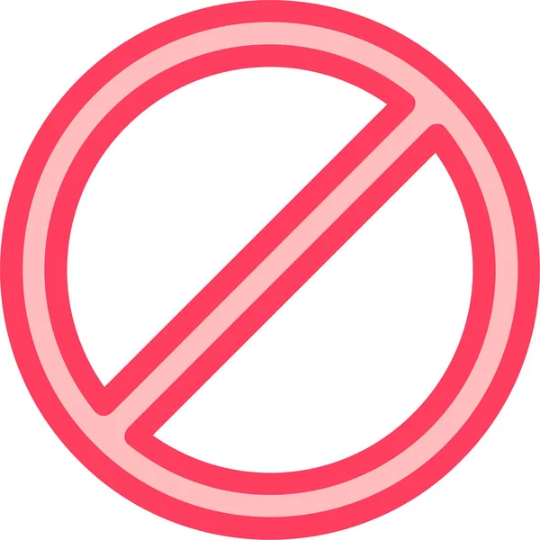 Disagree Reject Filledoutline Icon Filledoutline Style — 图库矢量图片