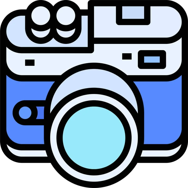 Camera Dslr Multimedia Icon Electronicdevicesappliances Category — 图库矢量图片