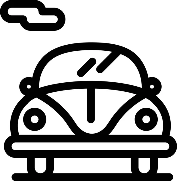 Automóvil Coche Icono Transporte — Vector de stock