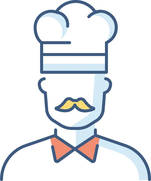 Chef Cook Cooking Icon — Stock Vector