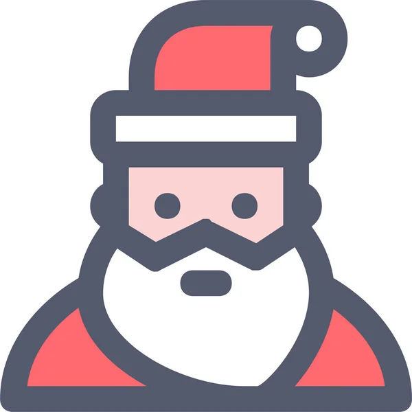 Célébration Icône Noël Claus Dans Autres Catégories Vacances — Image vectorielle