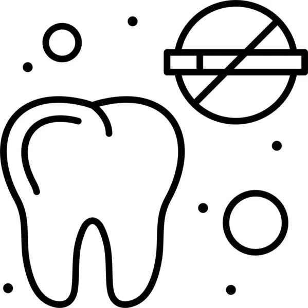 Dentist Healthcare Teeth Icon — Stock Vector