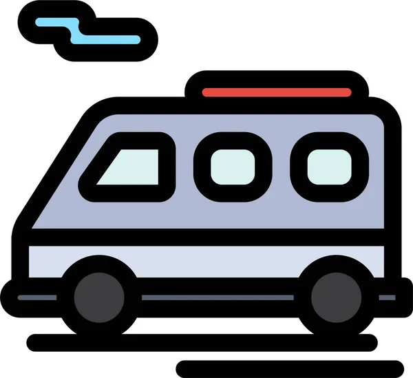 Bus Transport Van Icon — Stock Vector