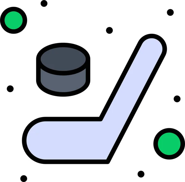 Icône Hockey Sur Gibier Canada — Image vectorielle