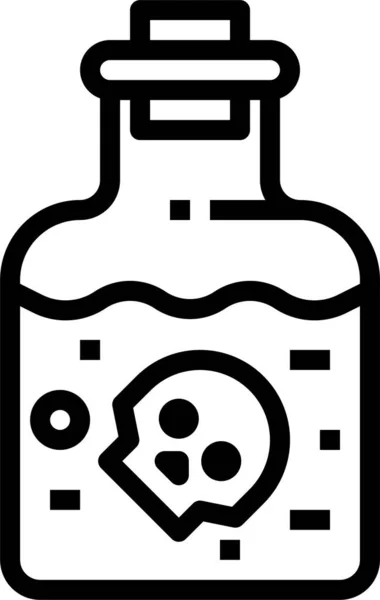 Boiling Magic Potion Icon — Stock Vector