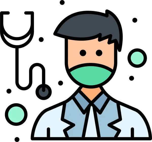 Icono Del Hospital Médico Categoría Hospitalshealthcare — Vector de stock