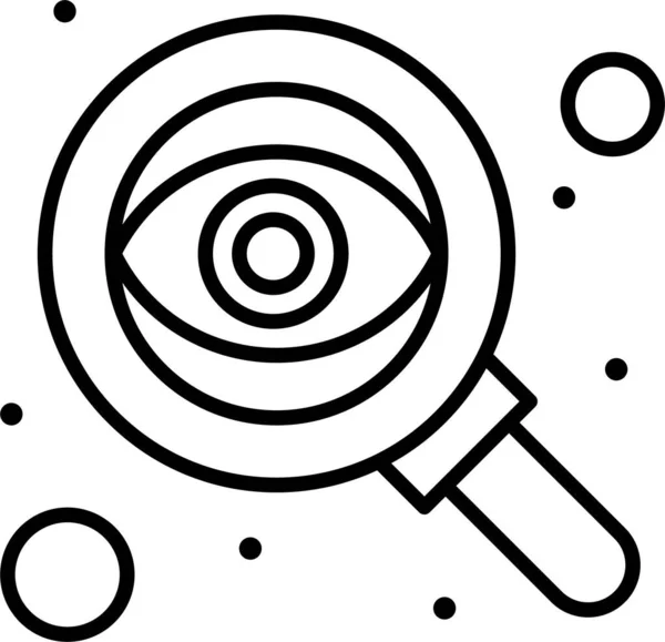 Oeil Recherche Seo Icône — Image vectorielle