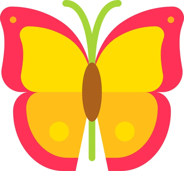 Bug Butterfly Insect Icon — Stock Vector