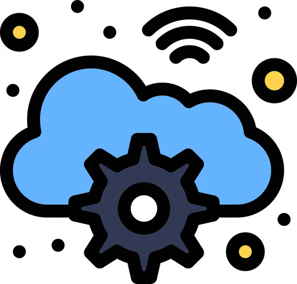 Εικονίδιο Ψηφιακού Εργαλείου Σύννεφο — Διανυσματικό Αρχείο