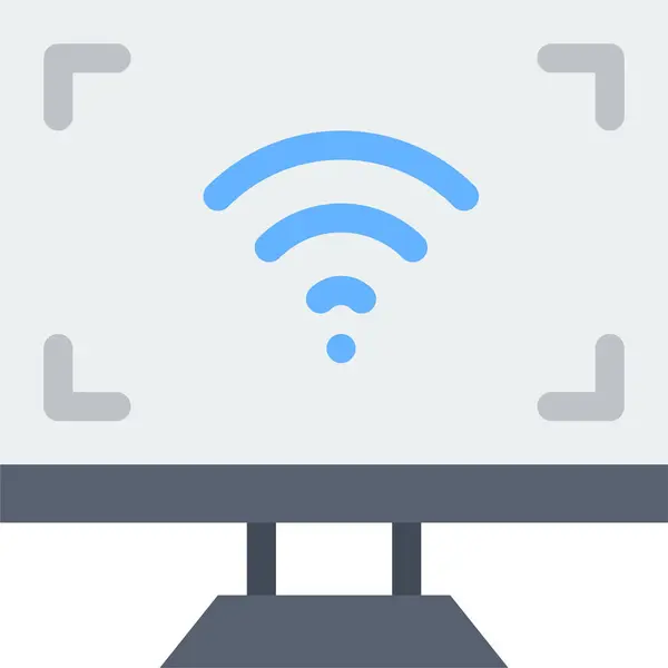 Elektronik Multimedia Bildschirm Symbol — Stockvektor