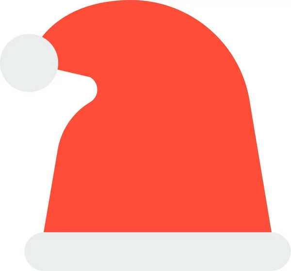 Weihnachten Weihnachtshut Icon Weihnachten Kategorie — Stockvektor