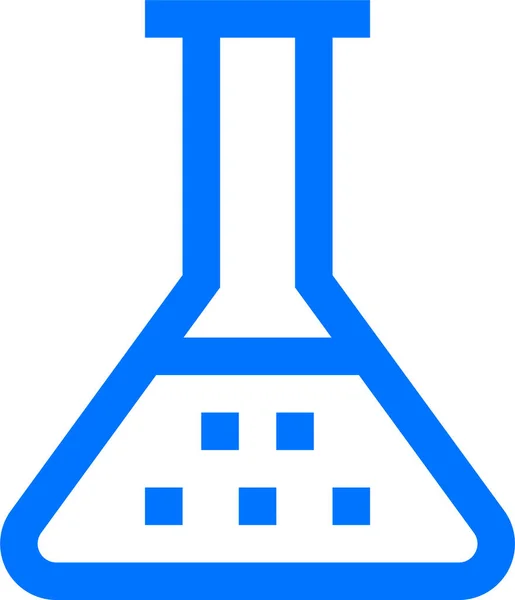 Icono Experimento Químico Negocios Estilo Esquema — Archivo Imágenes Vectoriales