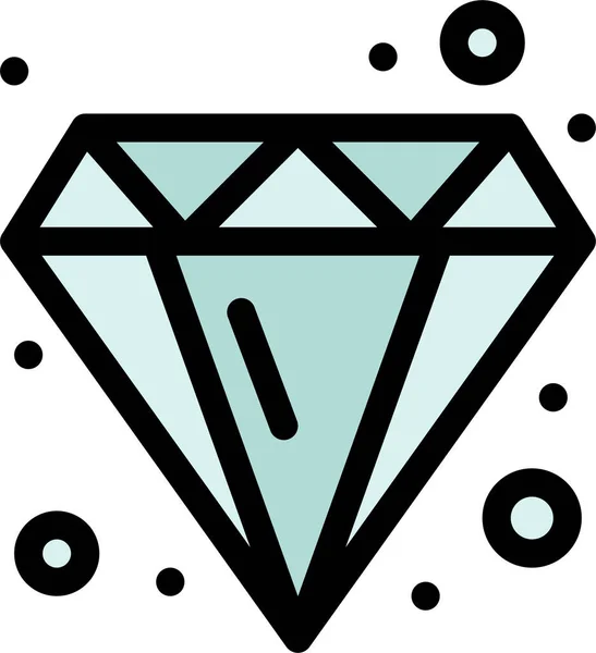 Brilliant Design Diamond Icon Artdesign Category — Stock Vector