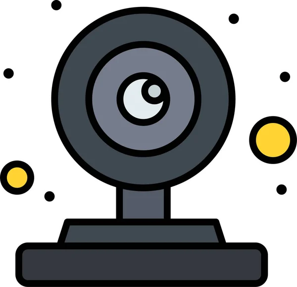 Cámara Vídeo Icono Web — Vector de stock