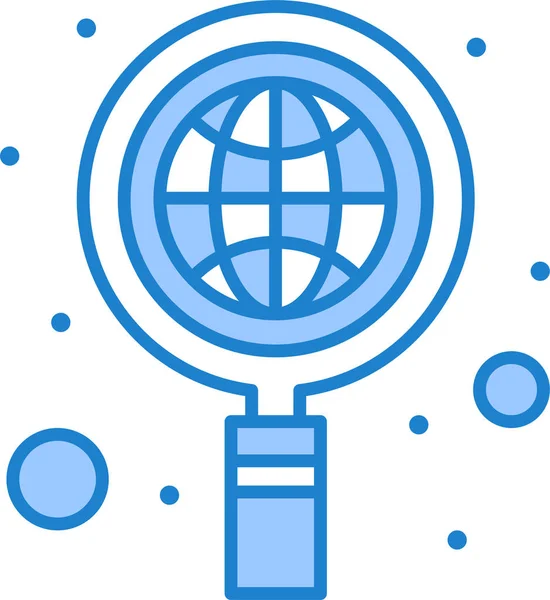 Entreprise Mondiale Icône Globe — Image vectorielle