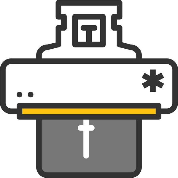 Freon Reill Icon Filledoutline Style — 스톡 벡터